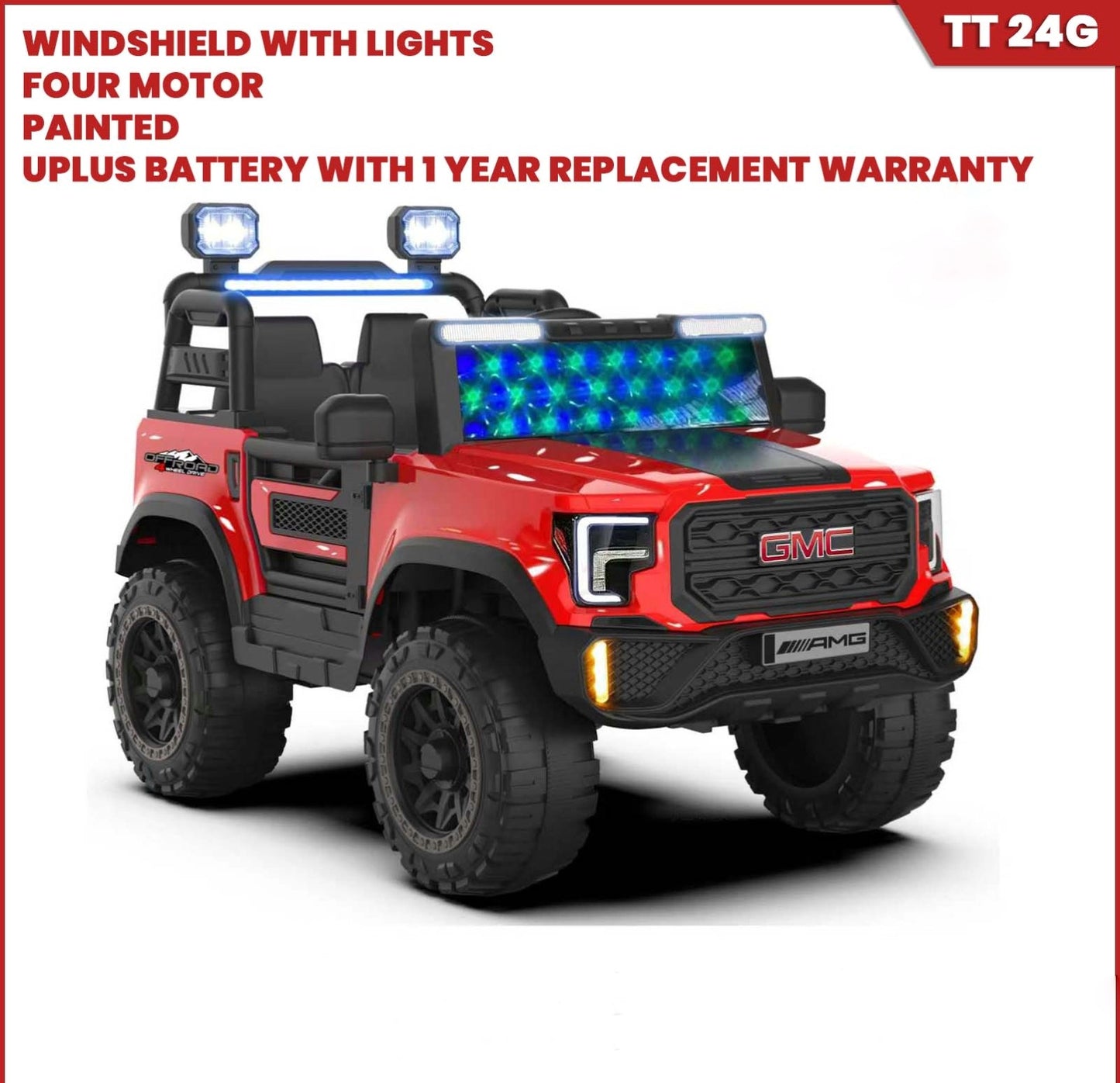 GMC Jeep TT 24G (Ride on, 4 motor)