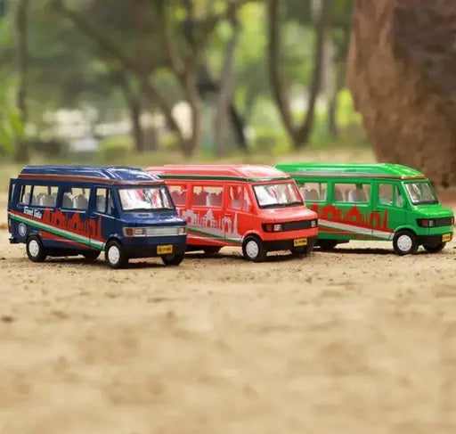 Tempo Traveller Bus Travel India Bus Toy for Kids