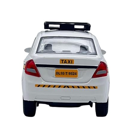 Ola Uber Swift Taxi Model Car Openable Doors Pull Back Action Collectible for Kids | Car Gift Toys for Kid