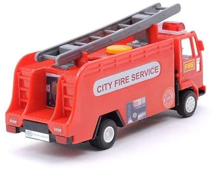 Fire Brigade Maintenance Free Pullback Spring Action Toy