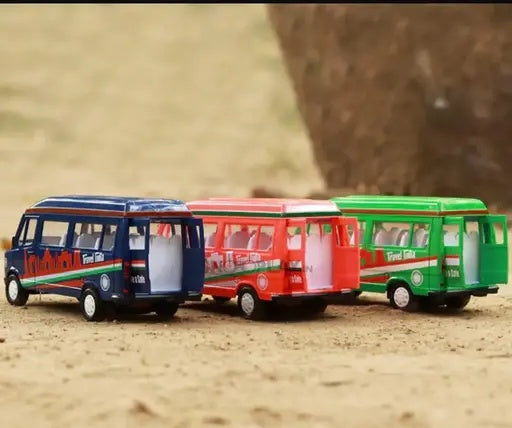 Tempo Traveller Bus Travel India Bus Toy for Kids