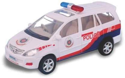 Police Chase Innova Toy Car |  Realistic Alloy Wheels and Realistic Design- Pull Back Action- a Cool Police car for Kids