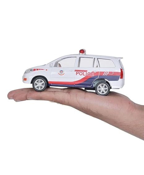Police Chase Innova Toy Car |  Realistic Alloy Wheels and Realistic Design- Pull Back Action- a Cool Police car for Kids