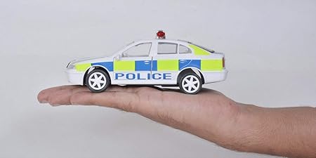 UK Police Toy car for Kids. Public Order Response Car Police, Pull Back Action Toys, with Soft Edges.