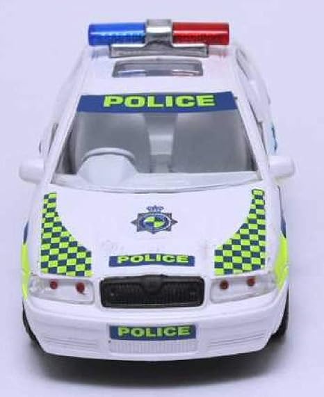 UK Police Toy car for Kids. Public Order Response Car Police, Pull Back Action Toys, with Soft Edges.