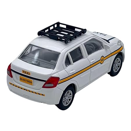 Ola Uber Swift Taxi Model Car Openable Doors Pull Back Action Collectible for Kids | Car Gift Toys for Kid