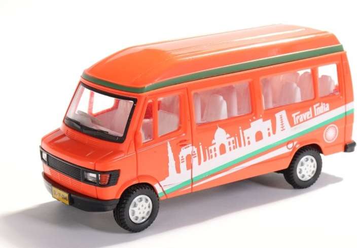 Tempo Traveller Bus Travel India Bus Toy for Kids